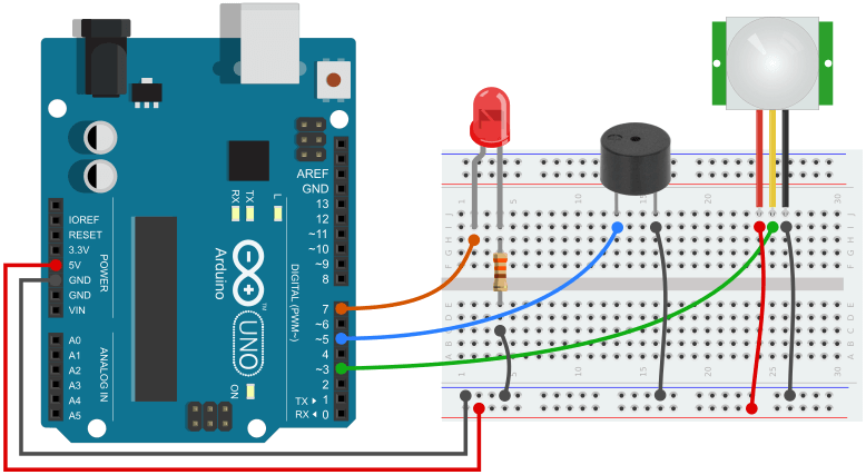 Arduino PIR Motion Sensor Tutorial