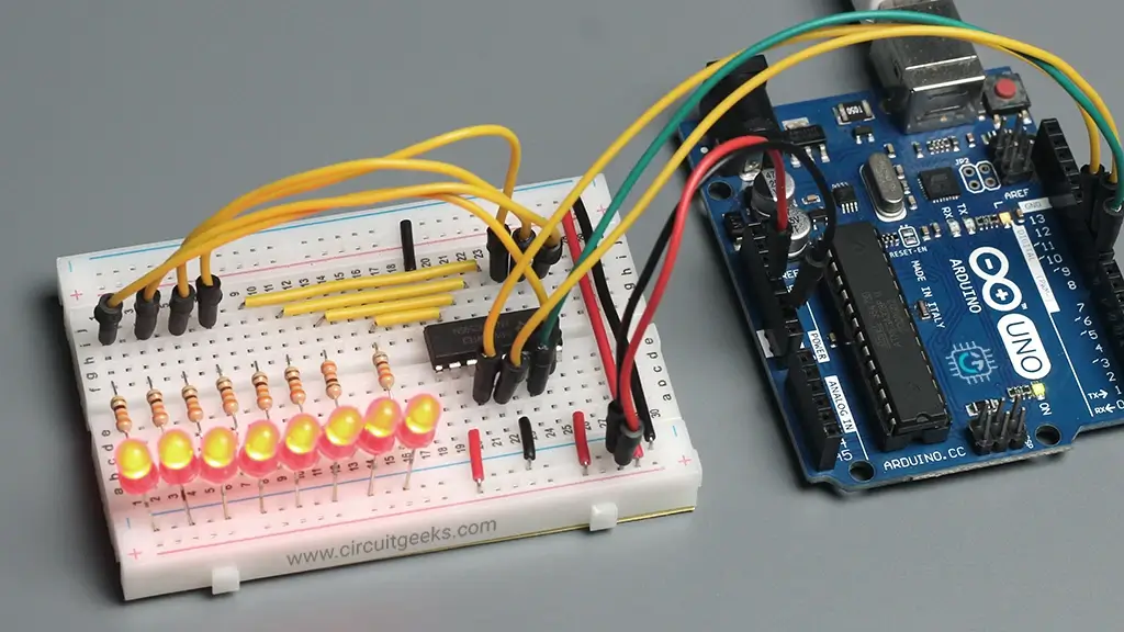 Arduino 74HC595 Tutorial