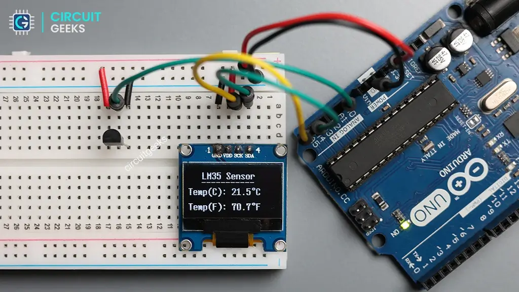 Arduino LM35 Temperature Sensor Tutorial